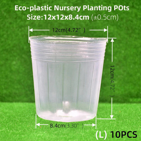 Planet Gates Garden Transparency Nursery Pots Planting Nutrition Cup Orchid Propagation Container Seedling Bag Soft Plastic Flowers Pot