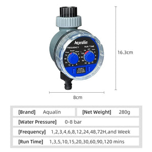 Planet Gates Garden Watering Timer Ball Valve /Solenoid Valve Irrigation Controller Home Garden Automatic Watering Electronic Valve