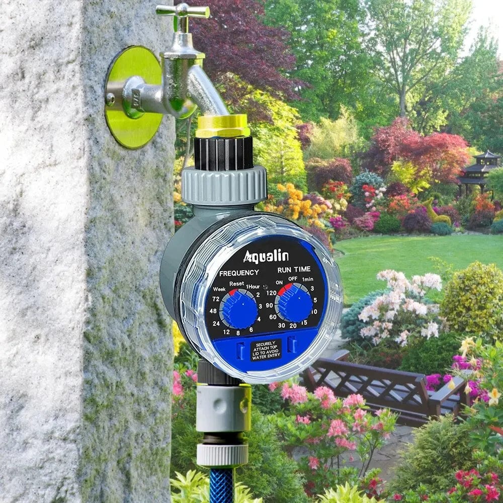 Planet Gates Garden Watering Timer Ball Valve /Solenoid Valve Irrigation Controller Home Garden Automatic Watering Electronic Valve