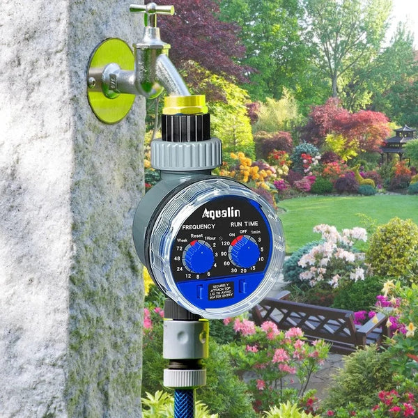 Planet Gates Garden Watering Timer Ball Valve /Solenoid Valve Irrigation Controller Home Garden Automatic Watering Electronic Valve