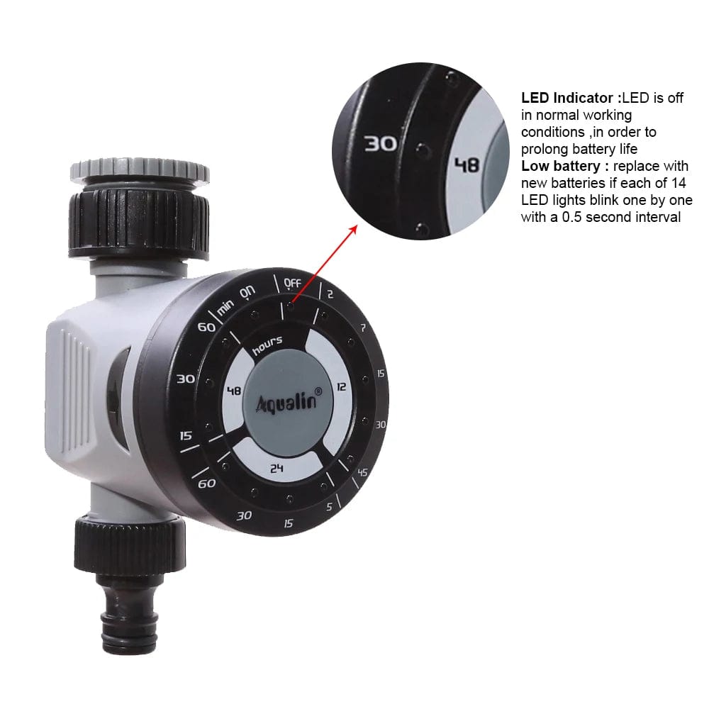 Planet Gates Garden Watering Timer Click Solenoid Valve Irrigation Controller Home Garden Automatic Watering Electronic Valve #21113