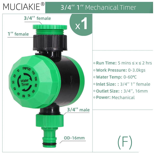 Planet Gates Garden Watering Timer Irrigation Controller Mechanical Automatic Sprinkler Programmable Valve Outdoor Hose Drip Sprinkler Tools