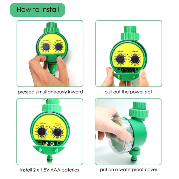 Planet Gates Garden Watering Timer Irrigation Controller Mechanical Automatic Sprinkler Programmable Valve Outdoor Hose Drip Sprinkler Tools