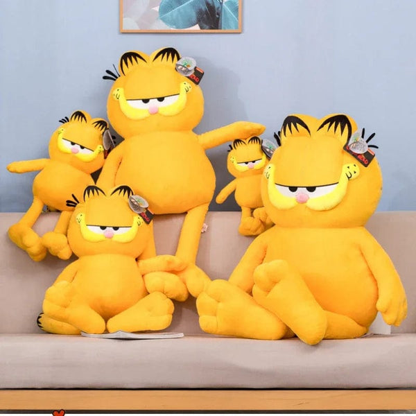Planet Gates Garfield Cute Fat Cat Stuffed Doll Kawaii Soft Animal Cat Plush Toy Kawaii Children's Accompanying Sleep Birthday Christmas Gift