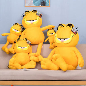 Planet Gates Garfield Cute Fat Cat Stuffed Doll Kawaii Soft Animal Cat Plush Toy Kawaii Children's Accompanying Sleep Birthday Christmas Gift