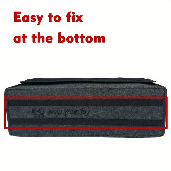 Planet Gates Gary Car Boot Felt Cloth Folding Storage Box Black Grey Car Interior Organiser Model Bag