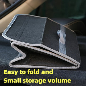 Planet Gates Gary Car Boot Felt Cloth Folding Storage Box Black Grey Car Interior Organiser Model Bag