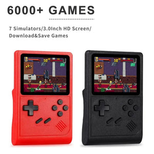 Planet Gates GB300 Portable Handheld Game Player 3.0 inch Screen TV Video Game Console AV Output Retro Game Console Built-in 8G 6000+ Games