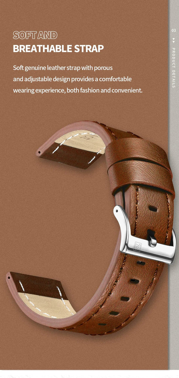 Planet Gates GBB 2022 NAVIFORCE Sport Watches for Men Strong Luminous Dual Display Waterproof Quartz Genuine Leather Wristwatch Relogio Masculino