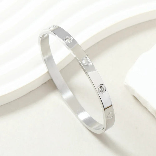 Planet Gates GD New Design Women Men Couple Jewelry 18K Rose Gold Bracelet Titanium Stainless Steel Gold Plated Cross Bracelets Bangles