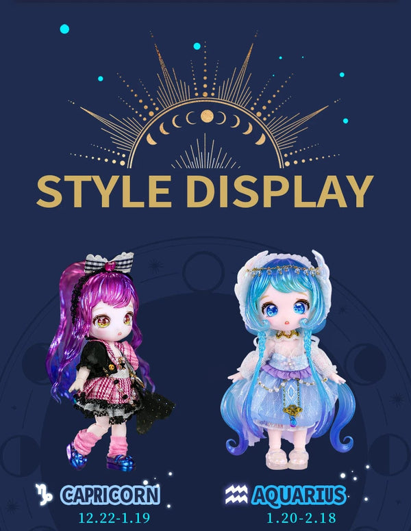 Planet Gates Gemini ICY DBS Dream Fairy Season 2 Constellation Maytree OB11 Doll BJD collectible Cute Animal 13cm SD Gift