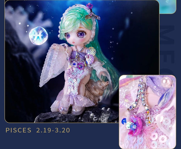 Planet Gates Gemini ICY DBS Dream Fairy Season 2 Constellation Maytree OB11 Doll BJD collectible Cute Animal 13cm SD Gift