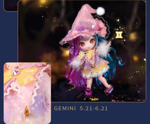 Planet Gates Gemini ICY DBS Dream Fairy Season 2 Constellation Maytree OB11 Doll BJD collectible Cute Animal 13cm SD Gift