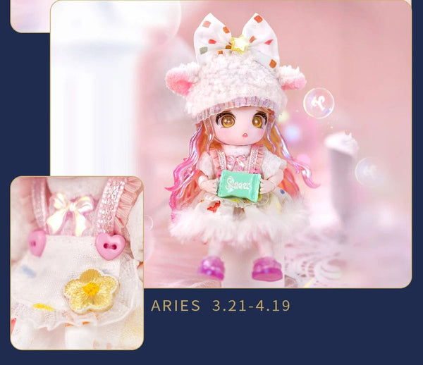Planet Gates Gemini ICY DBS Dream Fairy Season 2 Constellation Maytree OB11 Doll BJD collectible Cute Animal 13cm SD Gift