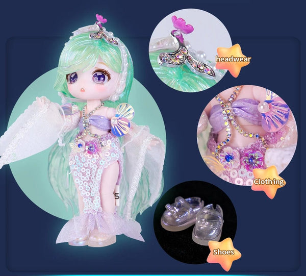 Planet Gates Gemini ICY DBS Dream Fairy Season 2 Constellation Maytree OB11 Doll BJD collectible Cute Animal 13cm SD Gift