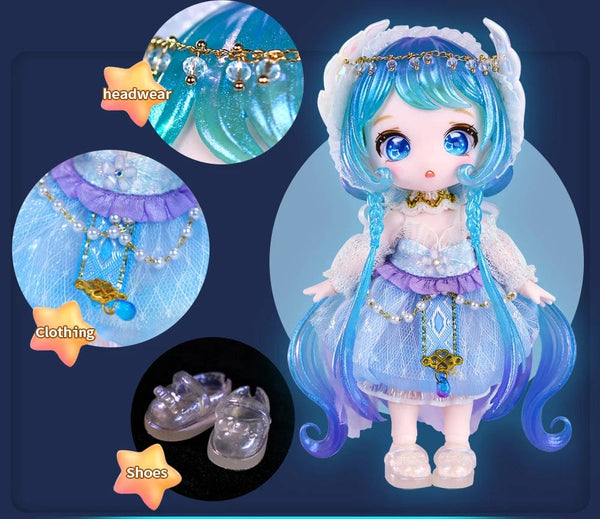Planet Gates Gemini ICY DBS Dream Fairy Season 2 Constellation Maytree OB11 Doll BJD collectible Cute Animal 13cm SD Gift