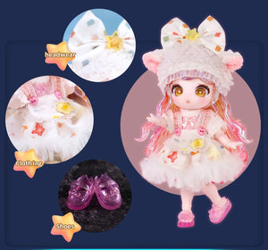 Planet Gates Gemini ICY DBS Dream Fairy Season 2 Constellation Maytree OB11 Doll BJD collectible Cute Animal 13cm SD Gift