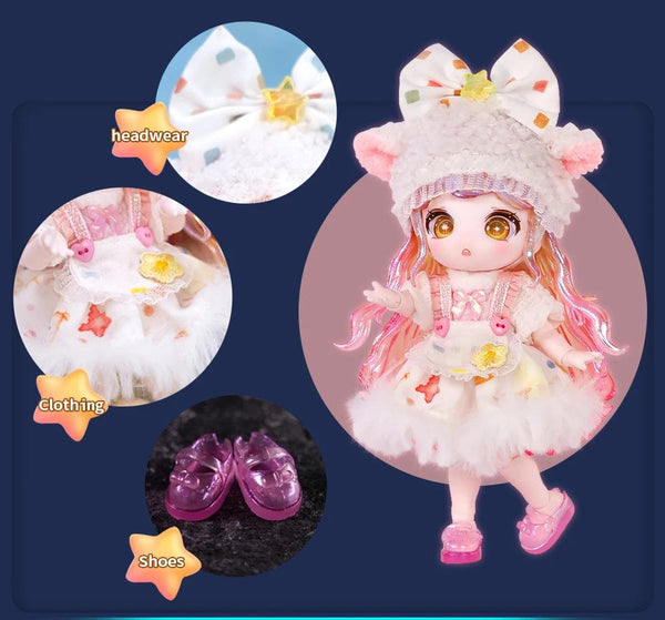 Planet Gates Gemini ICY DBS Dream Fairy Season 2 Constellation Maytree OB11 Doll BJD collectible Cute Animal 13cm SD Gift