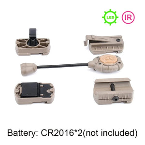 Planet Gates GEN 2 Green IR / CHINA WADSN Tactical Airsoft Helmet Light Princeton Softair Lantern IR Red Dot LED Flashlight Tec Mpls 3 LED Light Weapon Rifle Lamp