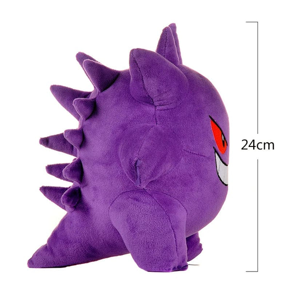 Planet Gates Gengar 24cm Gengar Plush Toys Pokemon Gengar Stuffed Doll Devil Peluche Funny Anime Pikachu Plushies Kawaii Hobbies Collection Xmas Gifts