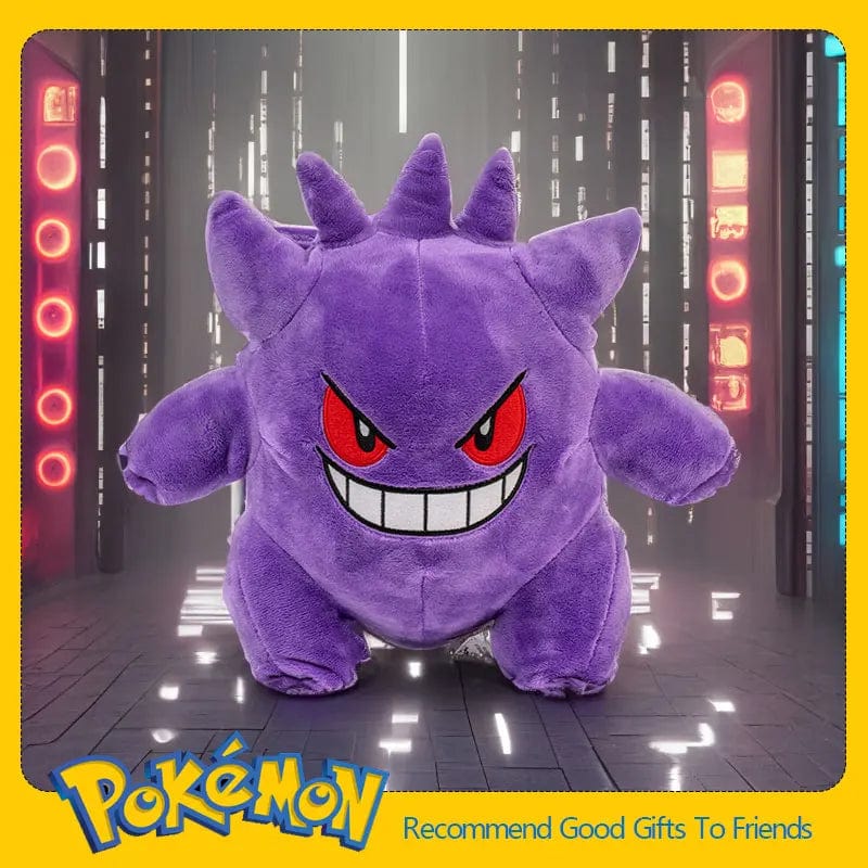 Planet Gates Gengar 25cm / Other 25cm Gengar Plush Toy Pokemon Cute Peluche Stuffed Doll Toy Popular Style Cartoon Image Throw pillow Birthday Gift For Boyfriend