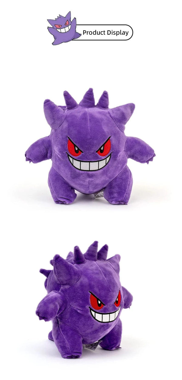 Planet Gates Gengar 25cm / Other 25cm Gengar Plush Toy Pokemon Cute Peluche Stuffed Doll Toy Popular Style Cartoon Image Throw pillow Birthday Gift For Boyfriend