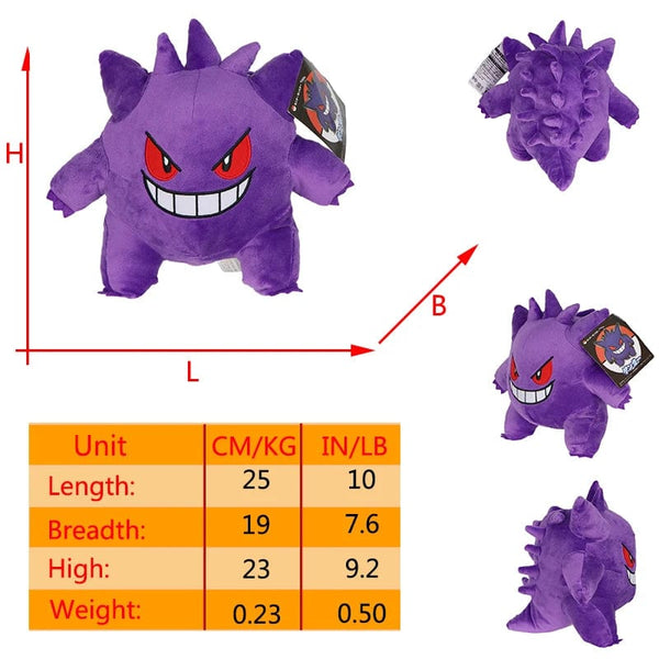 Planet Gates Gengar D Pokemon Gengar Cosmog Haunter Plushies Toy Koffing Gastly Ditto Kawaii Purple Anime Peluche Stuffed Doll Christmas Souvenir Gift
