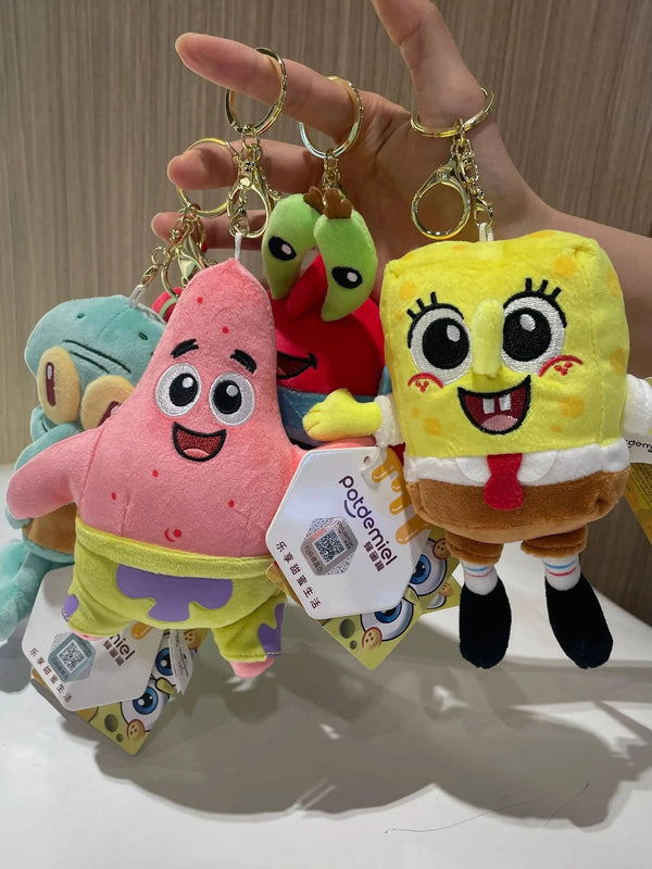 Planet Gates Genuine Anime Spongebob Squarepants Patrick Star Squidward Eugene H. Krabs Gary Kawaii Cartoon Stuffed Plush Toys Birthday Gift