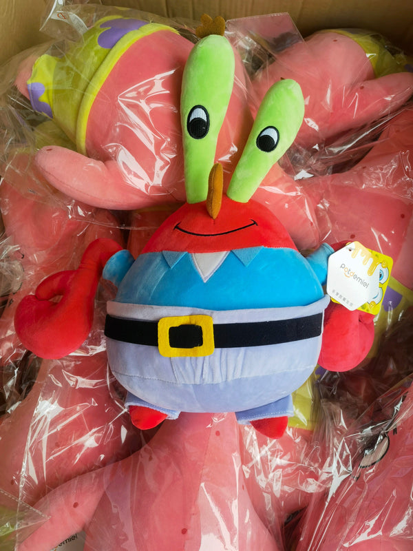 Planet Gates Genuine Anime Spongebob Squarepants Patrick Star Squidward Eugene H. Krabs Gary Kawaii Cartoon Stuffed Plush Toys Birthday Gift
