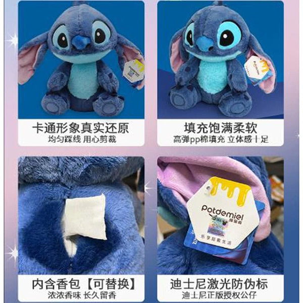 Planet Gates Genuine Disney Stitch 25-30CM Plush Toy Anime Lilo & Stitch Stuffed Toys Kawaii Cartoon Cute Pillow Doll Toys Kids Birthday Gift