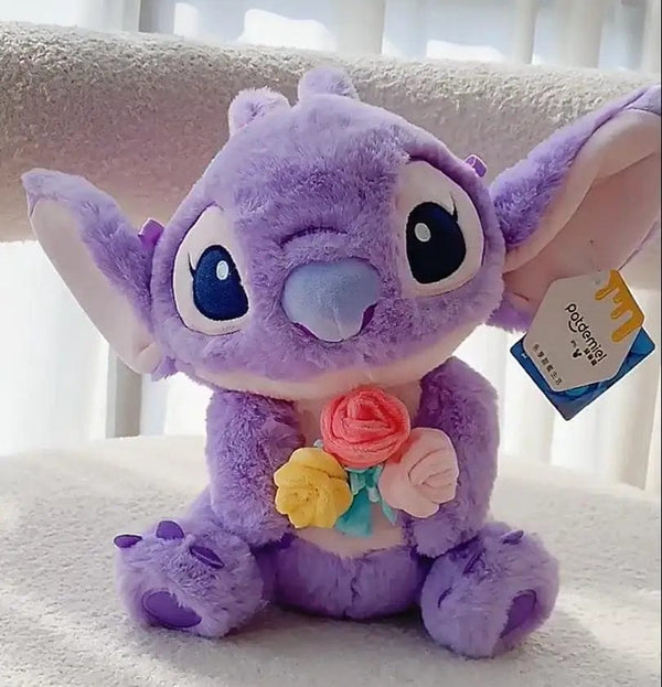 Planet Gates Genuine Disney Stitch 25-30CM Plush Toy Anime Lilo & Stitch Stuffed Toys Kawaii Cartoon Cute Pillow Doll Toys Kids Birthday Gift