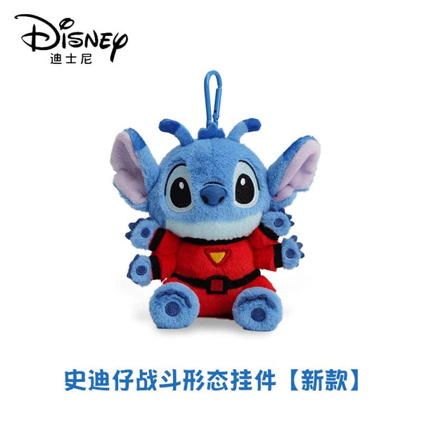 Planet Gates Genuine Disney Stitch Lotso Plush Toys Keychain Pendant Accessories Cute Cartoon Stuffed Doll Key Ring Toys Key Chain Gift