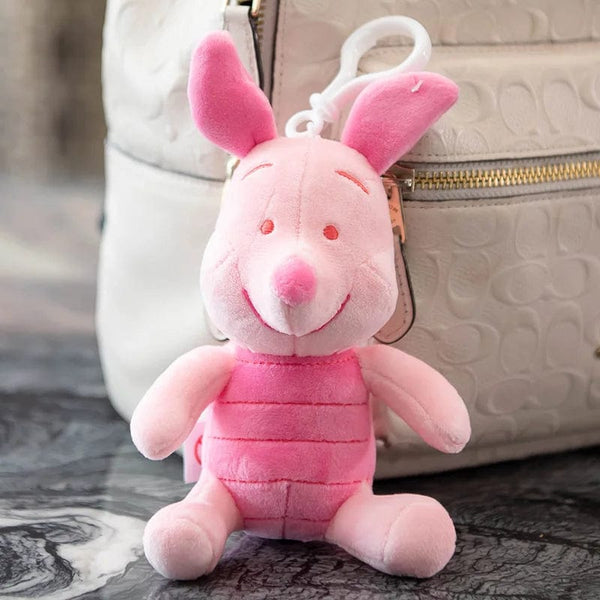 Planet Gates Genuine Disney Stitch Lotso Plush Toys Keychain Pendant Accessories Cute Cartoon Stuffed Doll Key Ring Toys Key Chain Gift