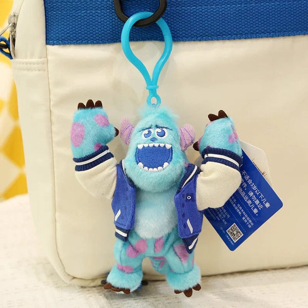 Planet Gates Genuine Disney Stitch Lotso Plush Toys Keychain Pendant Accessories Cute Cartoon Stuffed Doll Key Ring Toys Key Chain Gift