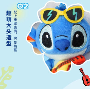 Planet Gates Genuine Disney Stitch Lotso Plush Toys Keychain Pendant Accessories Cute Cartoon Stuffed Doll Key Ring Toys Key Chain Gift