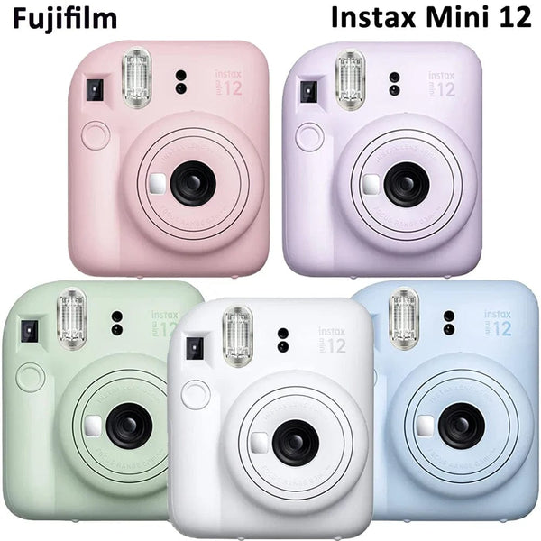 Planet Gates Genuine Orignial Fujifilm Instax Mini 12 Film Instant Camera with Instax Mini Film Photo Paper New Arrival