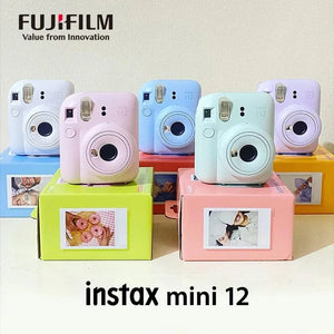 Planet Gates Genuine Orignial Fujifilm Instax Mini 12 Film Instant Camera with Instax Mini Film Photo Paper New Arrival
