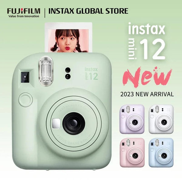 Planet Gates Genuine Orignial Fujifilm Instax Mini 12 Film Instant Camera with Instax Mini Film Photo Paper New Arrival