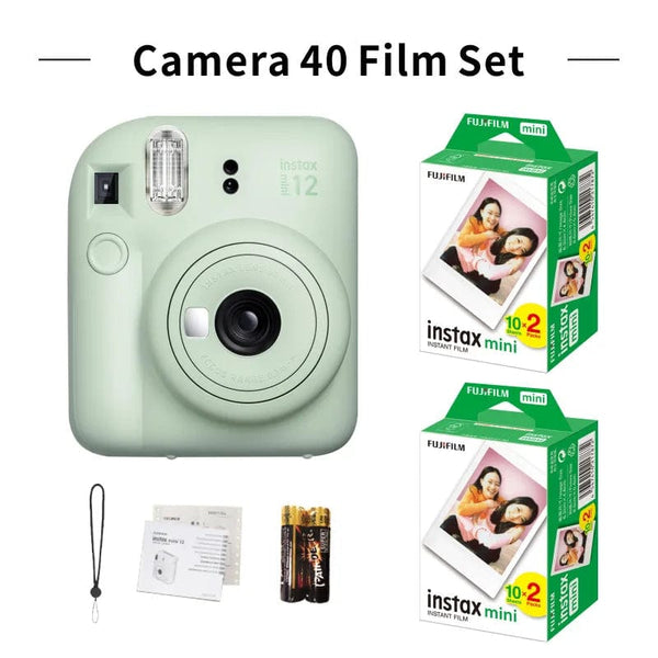 Planet Gates Genuine Orignial Fujifilm Instax Mini 12 Film Instant Camera with Instax Mini Film Photo Paper New Arrival