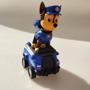 Planet Gates Genuine Paw Patrol Vehicle Chase Skye Marshall Pull Back Cars Playset Building Blocks Ryder Figure Children Toys Birthday Gifts