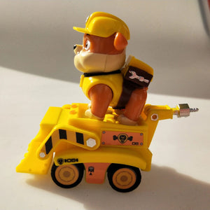 Planet Gates Genuine Paw Patrol Vehicle Chase Skye Marshall Pull Back Cars Playset Building Blocks Ryder Figure Children Toys Birthday Gifts