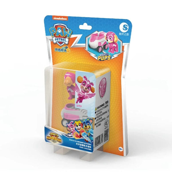 Planet Gates Genuine Paw Patrol Vehicle Chase Skye Marshall Pull Back Cars Playset Building Blocks Ryder Figure Children Toys Birthday Gifts