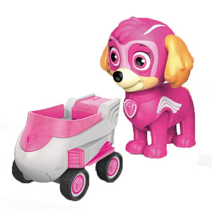 Planet Gates Genuine Paw Patrol Vehicle Chase Skye Marshall Pull Back Cars Playset Building Blocks Ryder Figure Children Toys Birthday Gifts