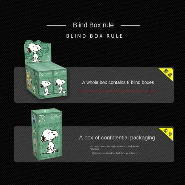 Planet Gates Genuine Peanuts Snoopy Building Blocks Anime Figure Models DIYTable Ornaments Anime Peripherals Toys Kawaii Dolls Toys For Gifts