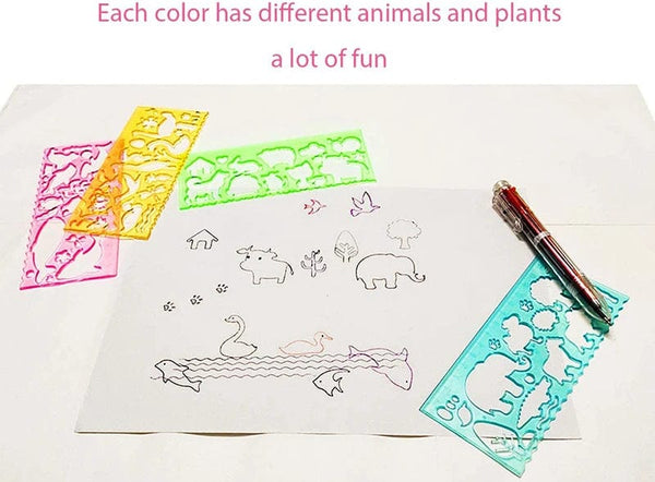 Planet Gates Geometry Spirograph Drawing Stencil Set Painting Template Ruler Art Craft Creative Children Kids Educational Toy Girls Boys Gift