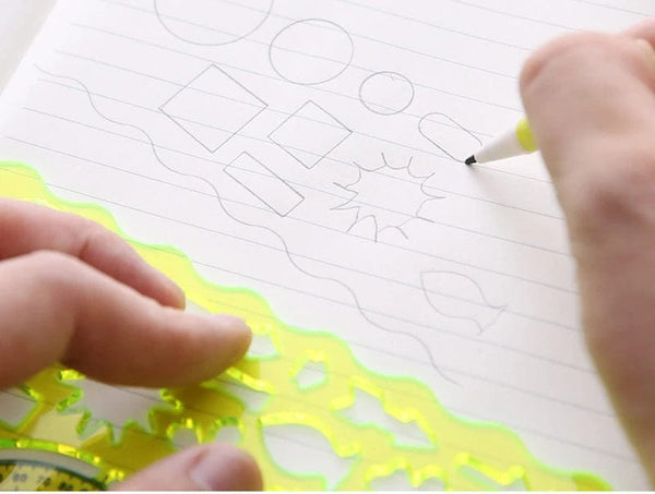 Planet Gates Geometry Spirograph Drawing Stencil Set Painting Template Ruler Art Craft Creative Children Kids Educational Toy Girls Boys Gift