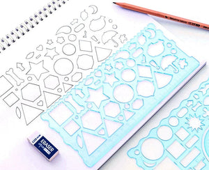 Planet Gates Geometry Spirograph Drawing Stencil Set Painting Template Ruler Art Craft Creative Children Kids Educational Toy Girls Boys Gift