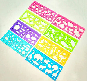 Planet Gates Geometry Spirograph Drawing Stencil Set Painting Template Ruler Art Craft Creative Children Kids Educational Toy Girls Boys Gift