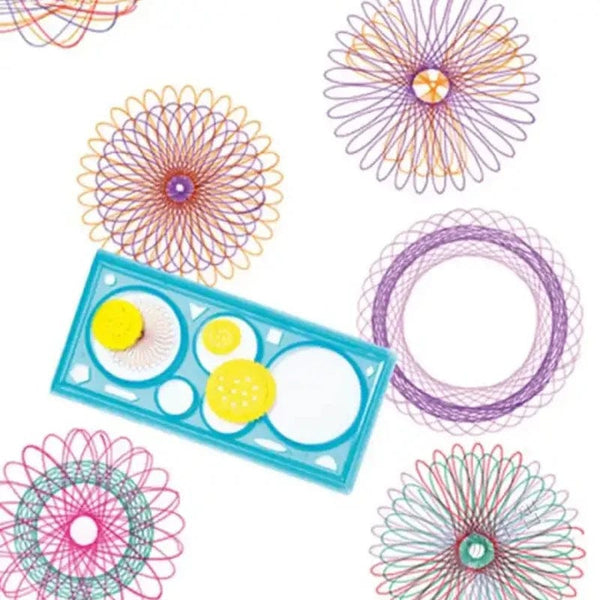 Planet Gates Geometry Spirograph Drawing Stencils Set Painting Template Art Crafts Creative Kids Educational Toy Variety of Flowers Ruler