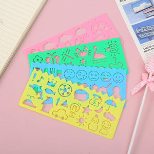 Planet Gates Geometry Spirograph Drawing Stencils Set Painting Template Art Crafts Creative Kids Educational Toy Variety of Flowers Ruler